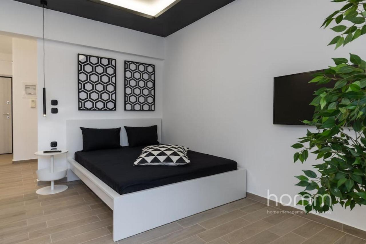 34Sqm Minimal Homm Apartment With Acropolis View Atény Exteriér fotografie